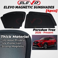 ELEVO Perodua Traz Magnetic Sunshade Car Windows Sun Shades 4pcs