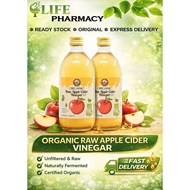 Country Farm Organic Raw Apple Cider Vinegar 500ml x2/500ML • With “Mother”•Unfiltered • Organic _Di