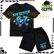Six Seven Brainrot 67 Kids Set Six Seven Brainrot 67 Kids T-Shirt and Pants Set