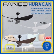 [YEOKA LIGHTS AND BATH] FANCO HURACAN CEILING FAN 52 Inch Ultra Silent DC Motor Ceiling Fan with 6 Speed Remote Control