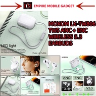 MOXOM LX-TW806 TWS ANC + ENC WIRELESS 5.3 EARBUDS EARPHONES