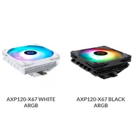 # THERMALRIGHT AXP120-X67 [ BLACK / WHITE ] ARGB - Low Profile CPU Air Cooler #