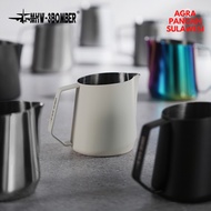 MILK JUG GT MHW-3BOMBER 600ml Latte Art Stainless Steel Steam Steaming Pitcher Professional Barista 