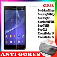 HP LAYAR Anti-Scratch Samsung s2 i9100 S3 i9300 sony Xperia C3 / C3 Dual T3 Z2A Xiaomi Redmi 1S 2S S
