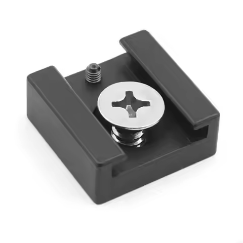 Old Shoe Flash Adapter Cold Shoe Mount Cold Shoe Adapter with 1/4inch Screw Base Y3ND