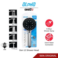 ALPHA GEN 12 Hand Shower Head with Mesh Filter | Instant Home Shower Heater Accessories Water Heater