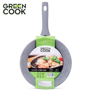 Chảo sâu lòng vân đá Green Cook - Dùng được mọi loại bếp