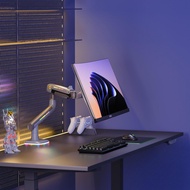 North Bayou NB RGB Gaming Monitor Arm - Heavy Duty Minimalist Solid-Arm for 27-60", 20kg Load