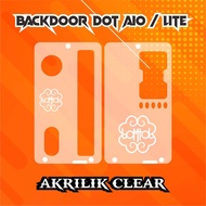 Backdoor Dot Aio V2 Lite Panel Akrilik Transparant