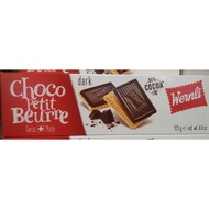 WERNLI CHOCO PETIT BEURRE DARK 100 GM - SWITZERLAND