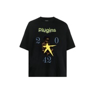 Baju T-shirt Pasangan Anak Berdoa Corak Baru Musim Panas Amerika Kolar Bulat Lepas Katun Baju Couple