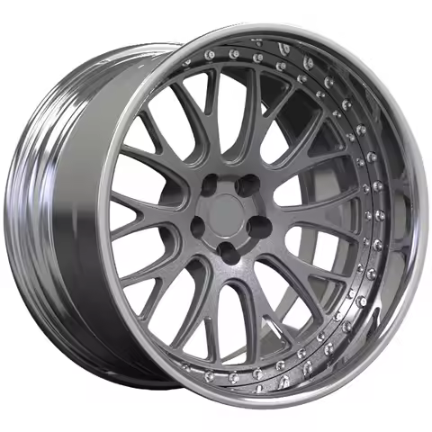 Borui Customized Forged Car Rims 21 22 23 Inch 2 Piece 5x120 Chrome Deep Dish Alloy Wheels For BMW M