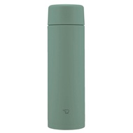 Zojirushi Mahobin Water Bottle, Seamless Stain, 480ml, Screw, Stainless Steel Mug, Matte Green, Stainless Steel and Gasket Integrated, Easy to Clean, Only 2 Items to Wash SM-ZB48-GM [Direct From JAPAN]