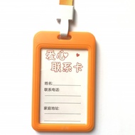 Contact Emergency Card Bracelet Dementia Elderly Listing Handy Tool Anti-Lost Elderly Custom Badge I