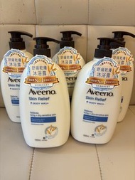 （剩二支）Aveeno 舒緩乾癢 沐浴露 body wash 1000ml（EXP20281219）屈臣氏購入
