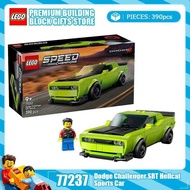 Speed August New Product 77237 Dodge Challenger STR Hellcat Boys and Girls Building Blocks Toy Gift
