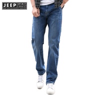 JEEP SPIRIT 1941 ESTD JEANS Men's Straight Fit Loose Versatile Casual Jeans