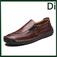 DIFPUK 2023 Plus Size(38-48) Retro Style Men's Leather Shoes Classic Black Formal Leather Shoes for Men Original Cow Leather Design Plus Size Shoes for Business