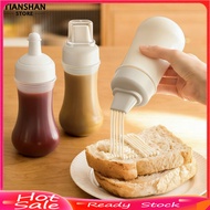 [TSS]☆Squeeze Condiment Bottle with Measuring Markings 46027 Nozzles Drizzle Bottle for Ketchup Sala
