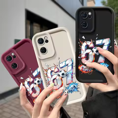 Trendy Phone Case For OPPO Reno 7 Z 8 T 10 11 11 12 12F 13 14 15 5F F PRO 4G 5G Soft Protective Cove