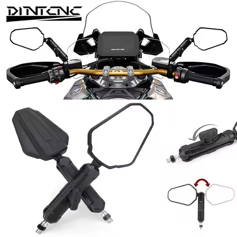 Mirror For BMW R1250GS ADV R1200GS S1000XR F850GS F750GS F800 360 Degree Rotatable Foldable Adjustab