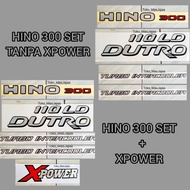 Hino 300xpower 110Ld Dutro Turbo Intercooler Sticker 1Set/Hino 300 Dutro 110Ld Truck Sticker