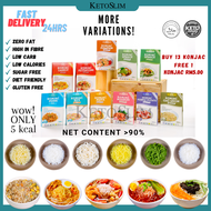 Keto Slim HALAL Zero Carb Low Calories Konjac Rice Konjac Noodles Meal Replacement Diet Food