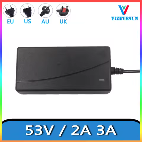 53V 2A 3A Switching Power Adapter 53V 2000MA 3000MA Universal Voltage Stabilizing Adapter DC 5.5 * 2