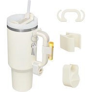 Set 3 Aksesori untuk Tumbler 40oz atau jenama lain Tumbler 40 OZ (Krim)