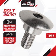 90109-068A4 Yamaha Original Y16 Y15 V2 NVX Nmax Front Fender Allen Key Tepi Mudguard Depan