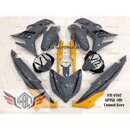 Y15ZR V1 V2 SNIPER GP150 CEMENT GREY 10 BODY COVER SET HBL HIGH QUALITY