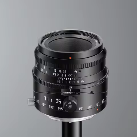TTArtisan Tilt 35mm F1.4 APS-C Large Aperture Camera Lens for Sony A7S FX3II Fuji X-A1 X-E1 Nikon Z3