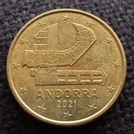 Koleksi Koin Andorra Euro 50 Cents 2014-2023 (tahun acak) K-5048