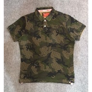 Poloshirt SUPERDRY Thick Material SLIMFIT CAMO ARMY