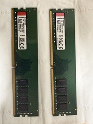 Kingston DDR4 8GB 2666MHz RAM 兩條