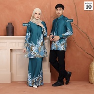 Desa Murni Batik - Baju Sedondon Kurung Batik Alana & Kemeja Batik DM 9.0 (Satin Valentino) - Katalo