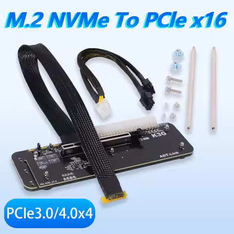 M.2 NVMe To PCle 4.0/3.0 x16 external extension cable connector eGPU Adapter R3G R43SG 4.0 eGPU for 