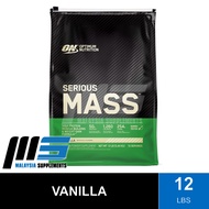 Optimum Nutrition Serious Mass 12lbs - ON Weight & Mass Gain Muscle Building Bulking & Sizing