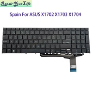 Spain Spanish Keyboard For ASUS Vivobook 17 X1702 M1702 X1703 K1703 X1704 X1702ZA X1704VA 0KNB0-670B