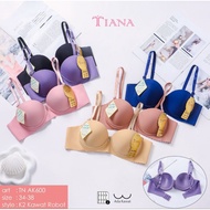 K 600 seamless underwire bra fashion bra 2 buttons cup A size 34.36.38