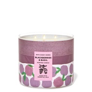 🫐🌿BLACKBERRIES AND BASIL🌿🫐 3 Wick Candle Bath And Body Works