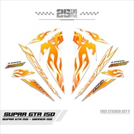 SUPRA GTR 150 STRIPING/VARIATION 3/2017/SUPRA GTR STICKER/FIRE MOTIF/SUPRA GTR 150 STICKER/WINNER 15