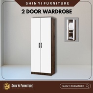 [SARAWAK] 2 Door Wardrobe/Almari Baju/Almari Pakaian/Almari murah /Wardrobe/2 Door Wardrobe/Cabinet/