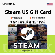 Steam USA Steam Gift Card บัตรของขวัญ Steam⚡USA สหรัฐอเมริกา Steam wallet codes top up⚡เติมเงินกระเป