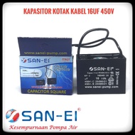 SAN-EI 16uf 450V square water pump capacitor