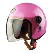 MŨ BẢO HIỂM 3/4 CÓ KÍNH HPPRO HELEMTS CHÍNH HÃNG MÃ HÀNG HP04K MÀU HỒNG NHẠT BÓNG PHÙ HỢP NAM VÀ NỮ.