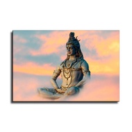 The Great God Lord Shiva Canvas Art Poster and Wall Art Picture Print Modern Family Bedroom Decor Po