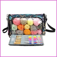 Knitting Bag Yarn Holder Bag Crochet Tote Bag For Yarn Storage Yarn Storage Tote With Holes For Knitting Crochet shinsg