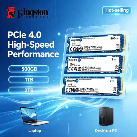 NEW Kingston NV3 500GB 1TB 2TB M2 NVMe SSD PCIe 40 2280 6000MBs High Speed Reliable Laptop Storage U