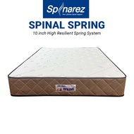SpinaRez Spinal Spring Euro Top Foam Tilam Mattress Padding + High Resilient Spring System (10")